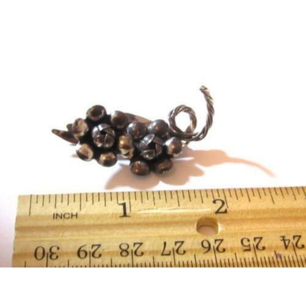 Vintage Sterling Silver Flowers‎ Old Signed Brooch Floral Pin*925*6g*1-7/8" - Picture 4 of 4